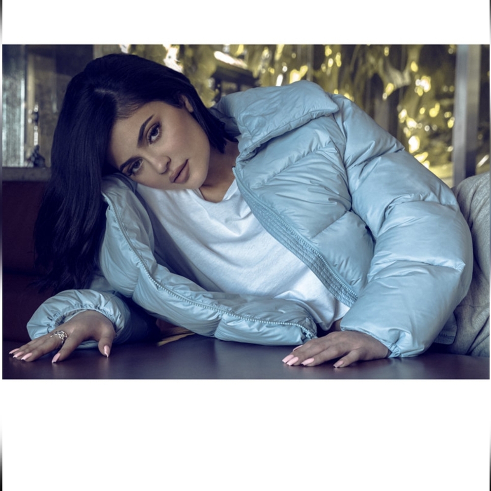 Kendall + Kylie Cropped Puffer Coat Size S